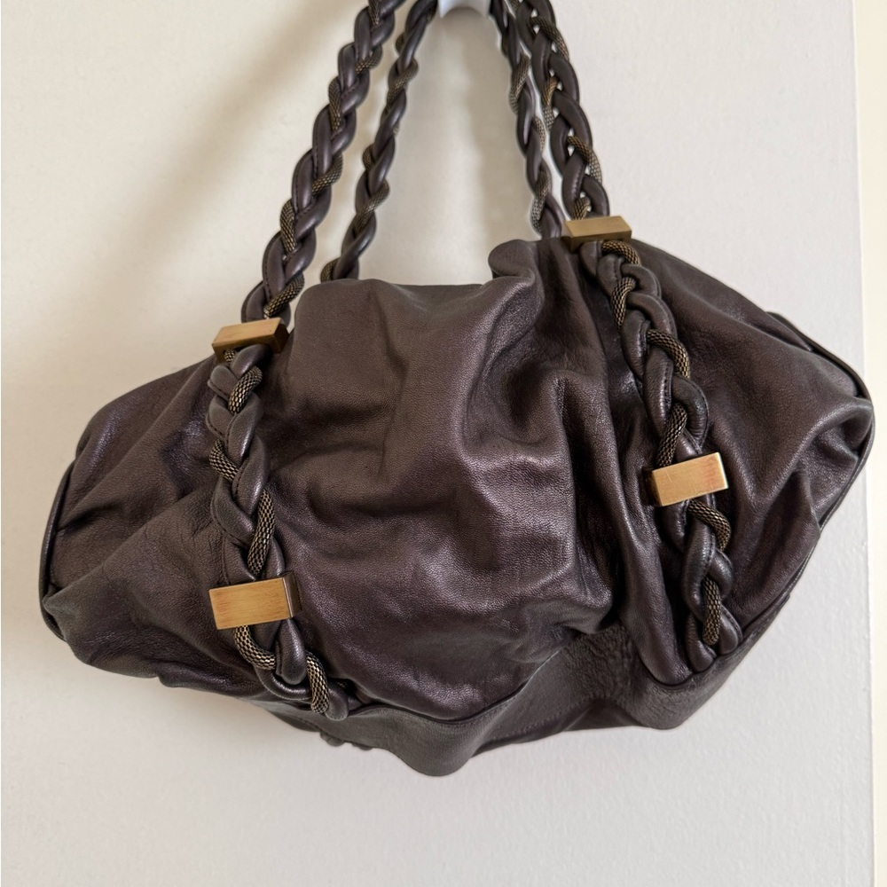 Botkier Bronze/ Brown Braided Handle Women's Bag